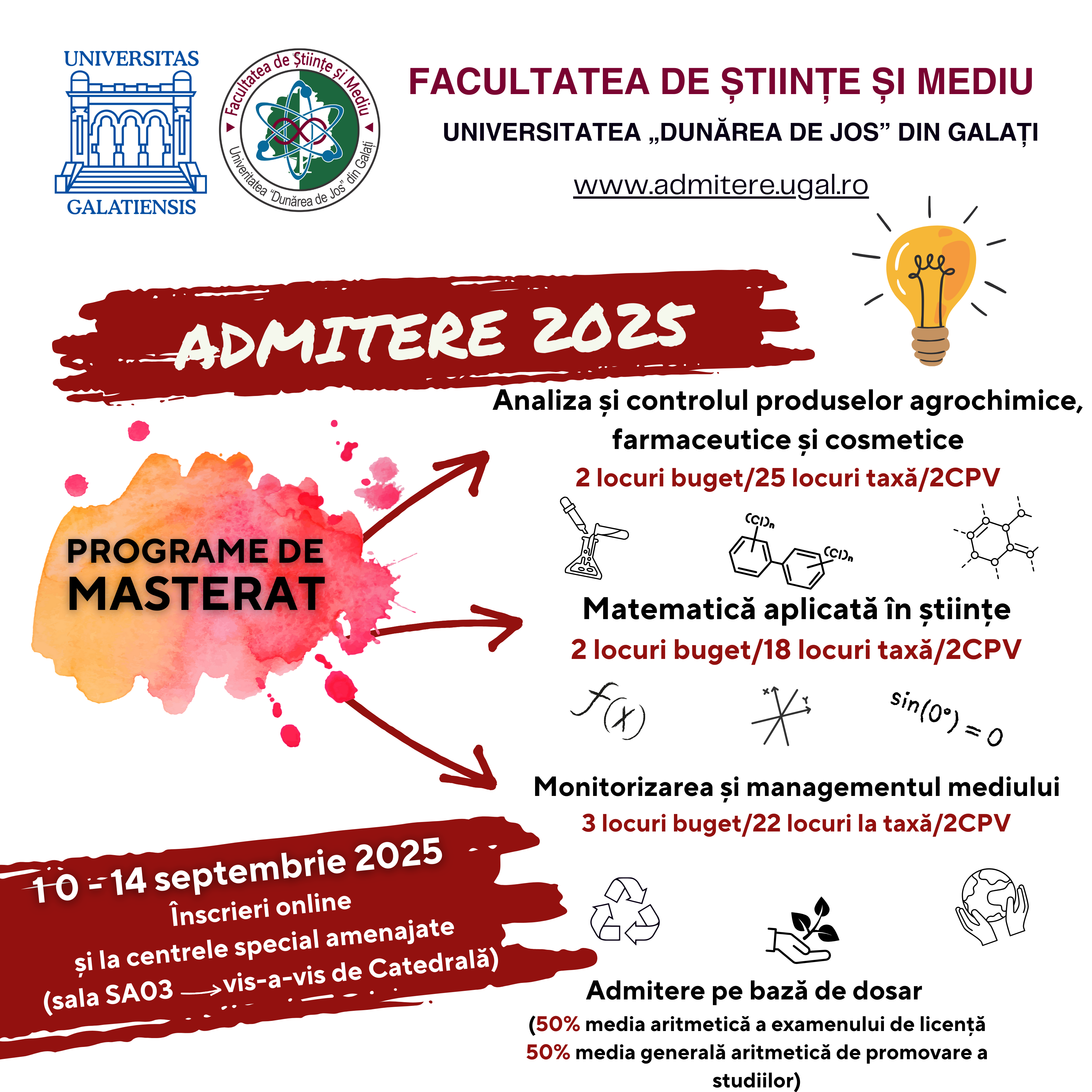 Admitere masterat FSM
